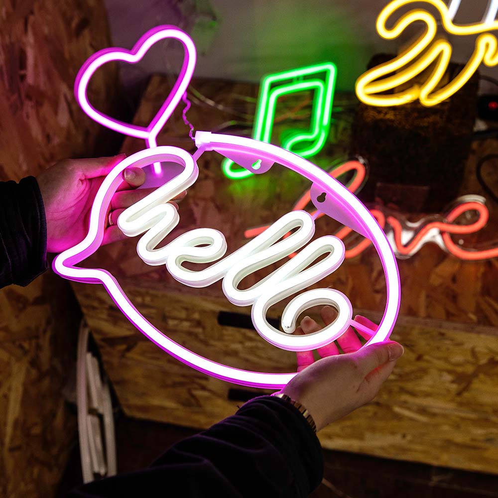 Enseignes néon personnalisées LumiPop Saint-Ay